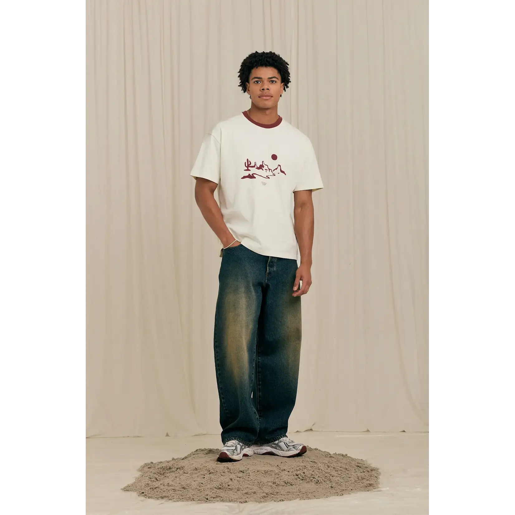 Arbor Antwerp Arbor Antwerp Oasis T-shirt Beige