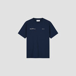 Olaf Hussein Olaf Script Friends Boxy Tee navy