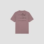 Olaf Hussein Olaf Paintbrush Graphic Tee Twilight Mauve