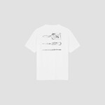 Olaf Hussein Olaf Paintbrush Graphic Tee Optical White