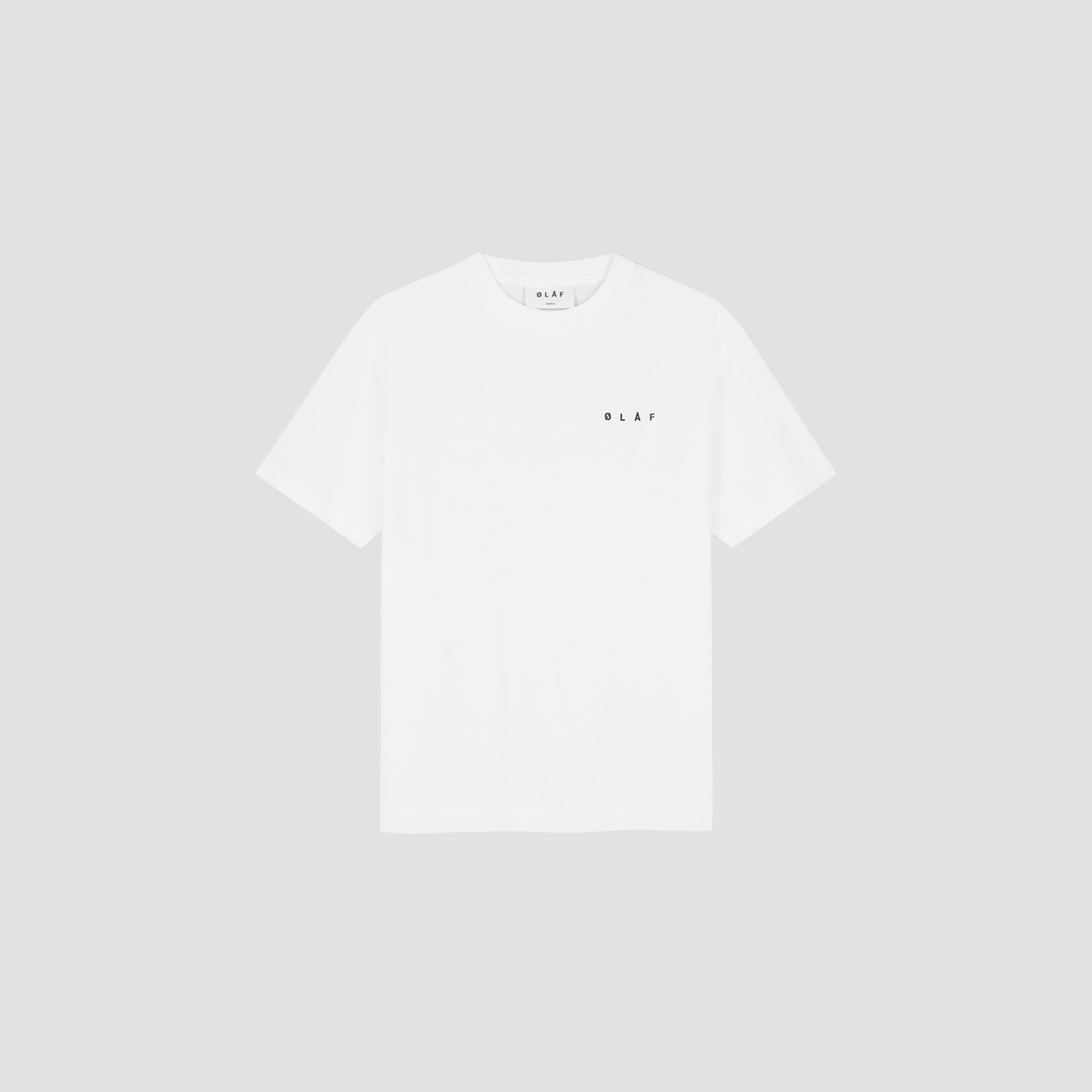 Olaf Hussein Olaf Paintbrush Graphic Tee Optical White