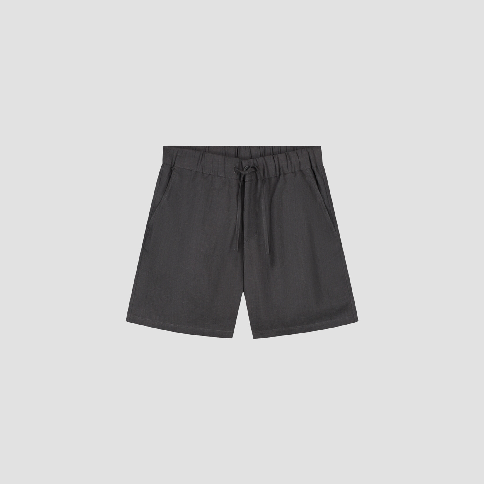 Olaf Hussein Olaf Linen Blend Short Charcoal