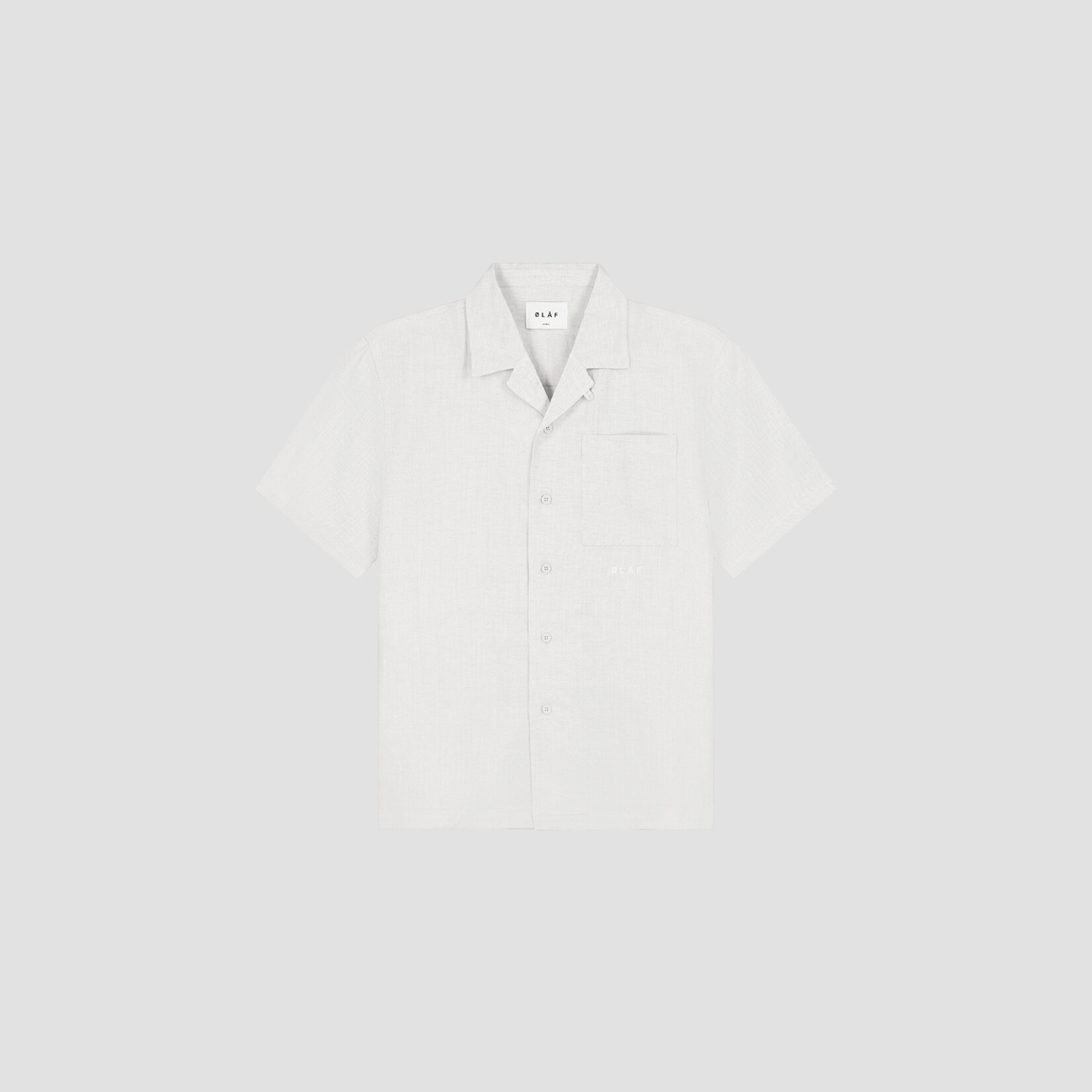 Olaf Hussein Olaf Linen Blend SS Shirt Off White