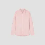 Olaf Hussein Olaf Oversized Stripe Oxford Shirt Burnt Coral