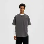 Olaf Hussein Olaf Washed Studio SS Tee Charcoal