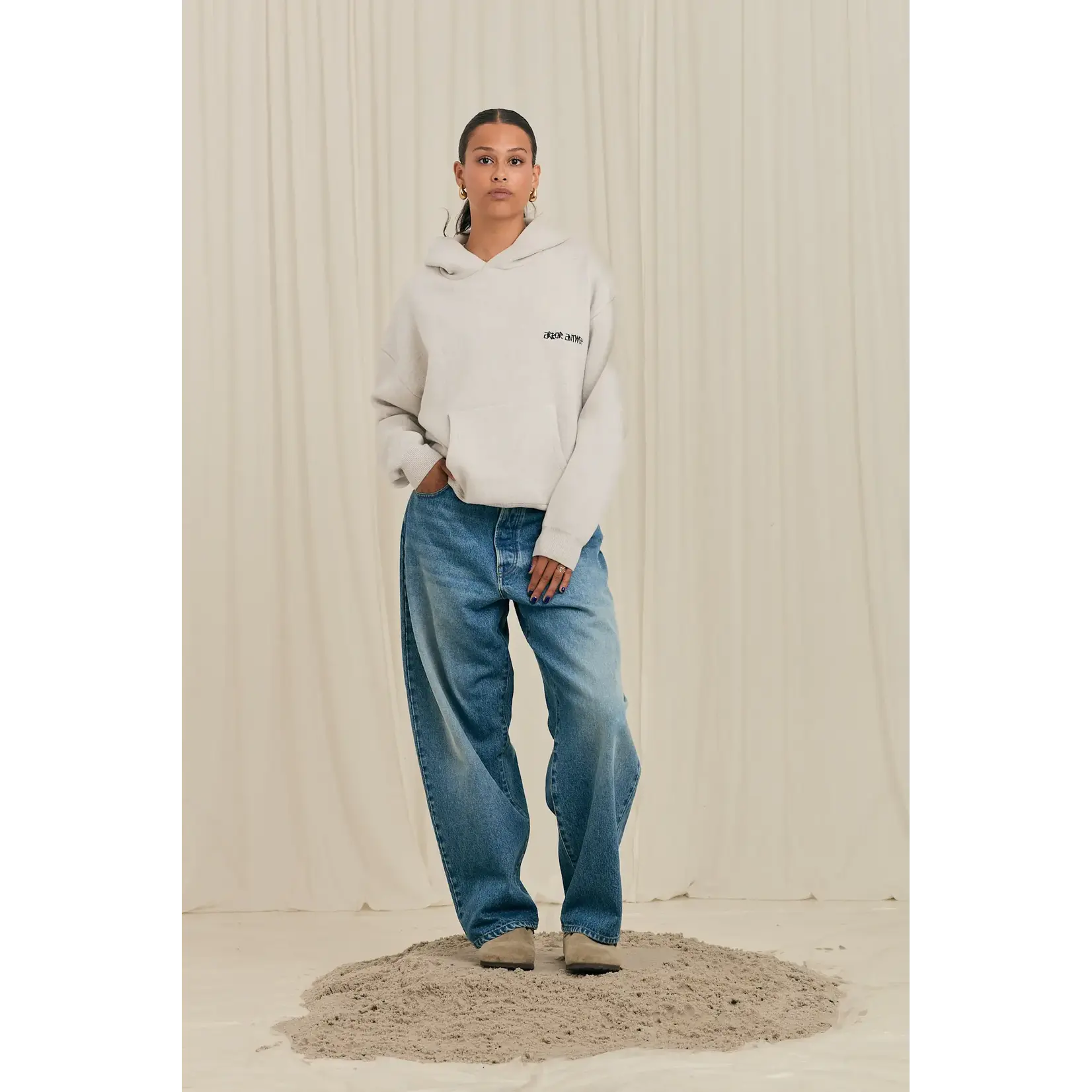 Arbor Antwerp Arbor Antwerp Flower Garden knitted hoodie