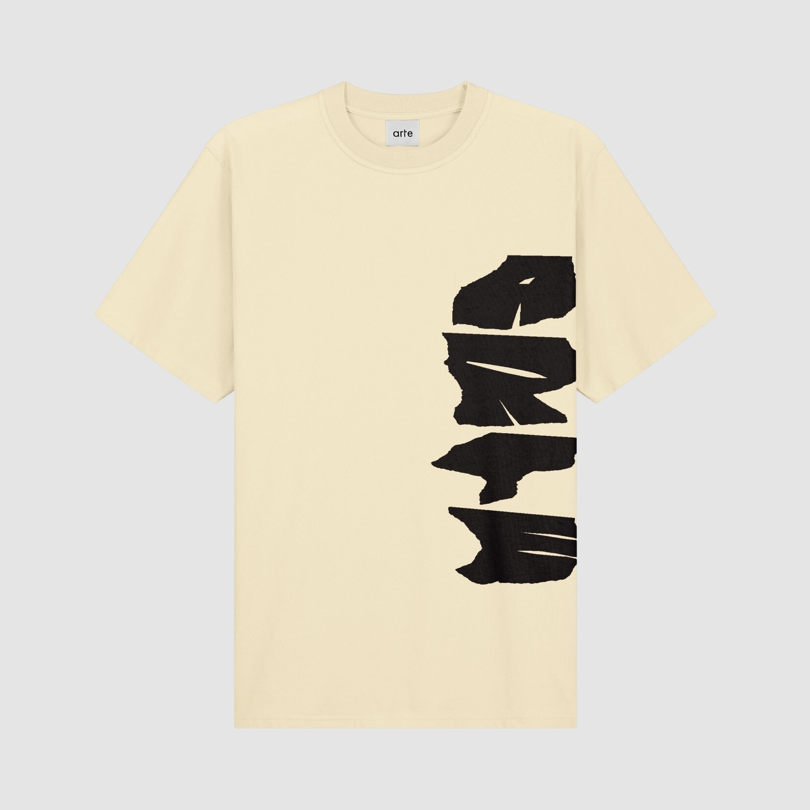 Arte Arte Side Logo T-shirt Cream