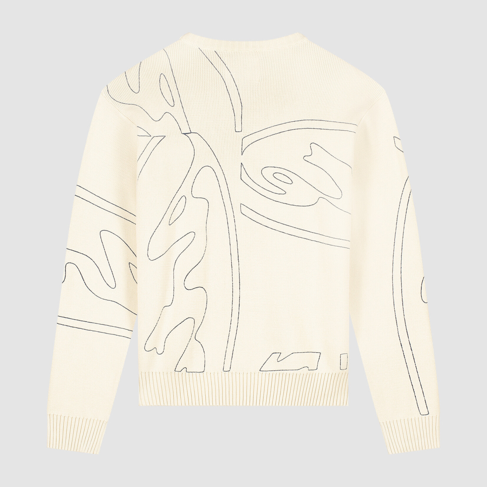 Arte Arte Allover Circle Logo Knit Cream