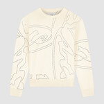 Arte Arte Allover Circle Logo Knit Cream
