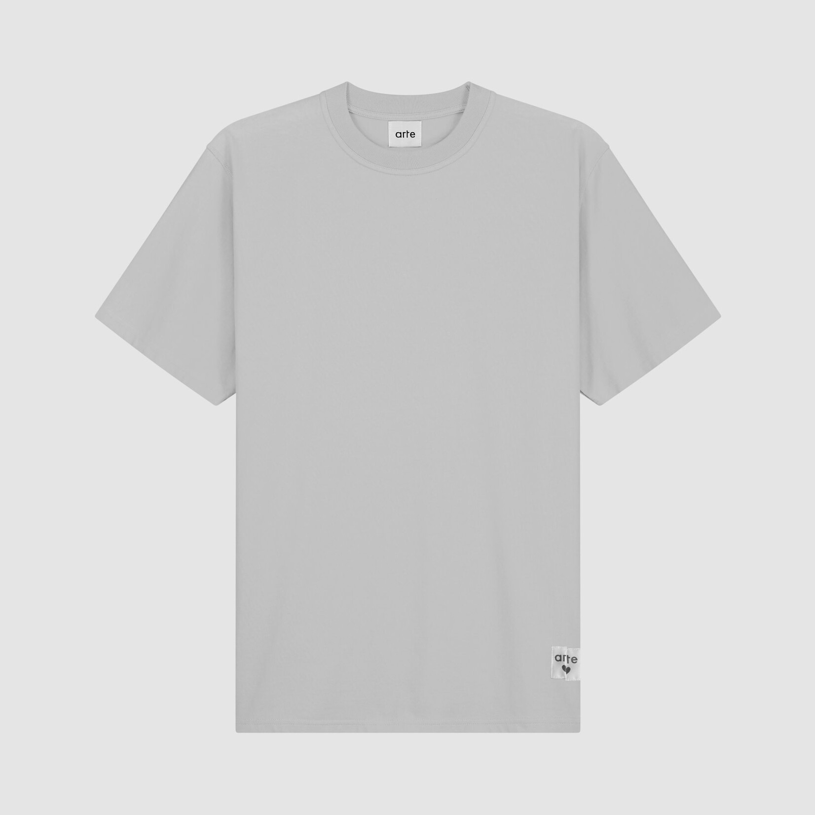 Arte Arte Reversible Label T-shirt Grey