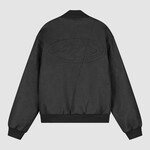 Arte Arte Leather Varsity Jacket Black