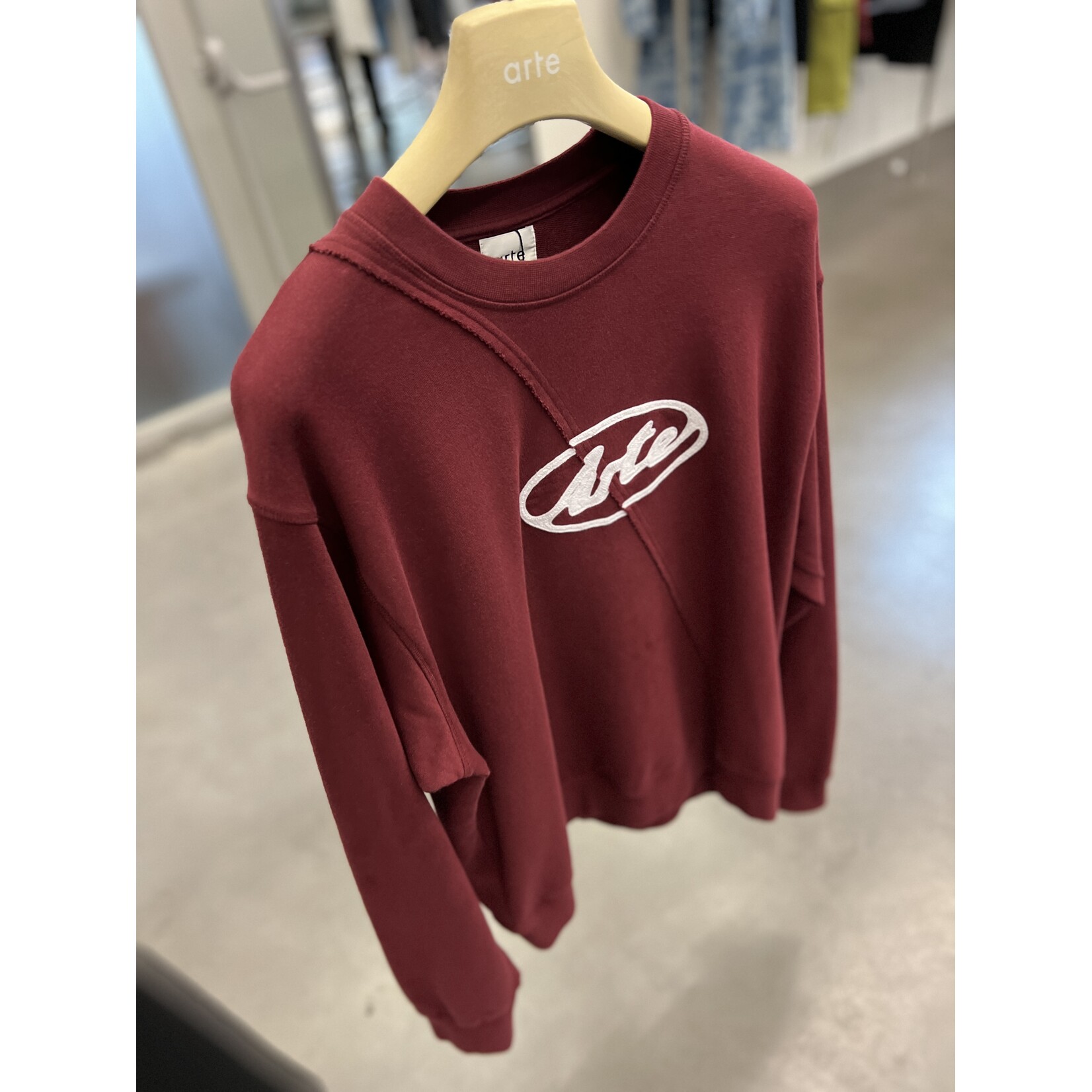 Arte Arte Circle Logo Embroidery Bordeaux