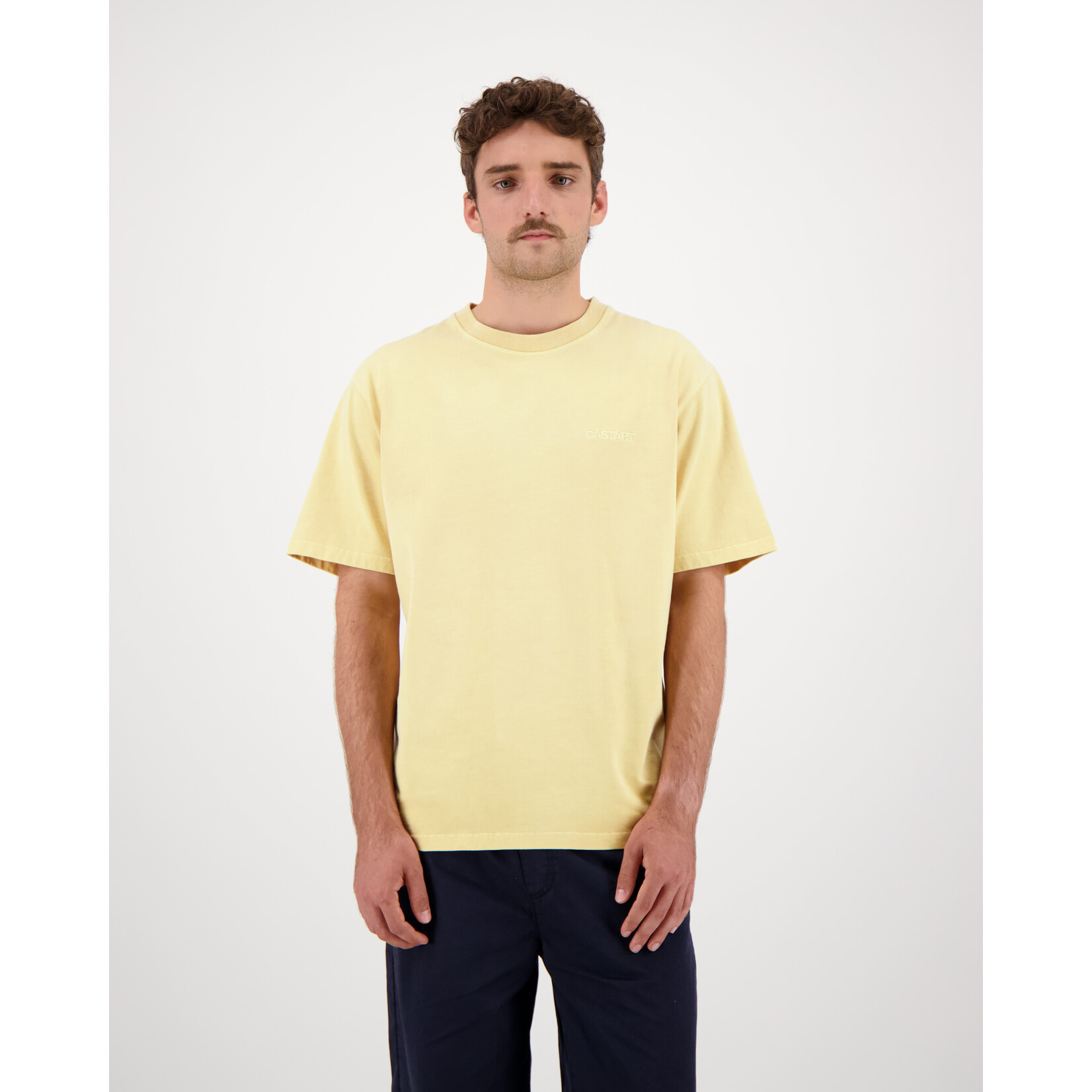 Castart Castart Stonewashed Tee Light Yellow