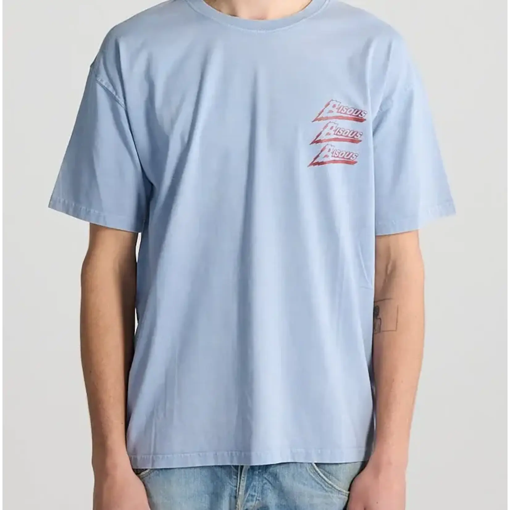 Bisous Bisous Tshirt Zenith Light Blue