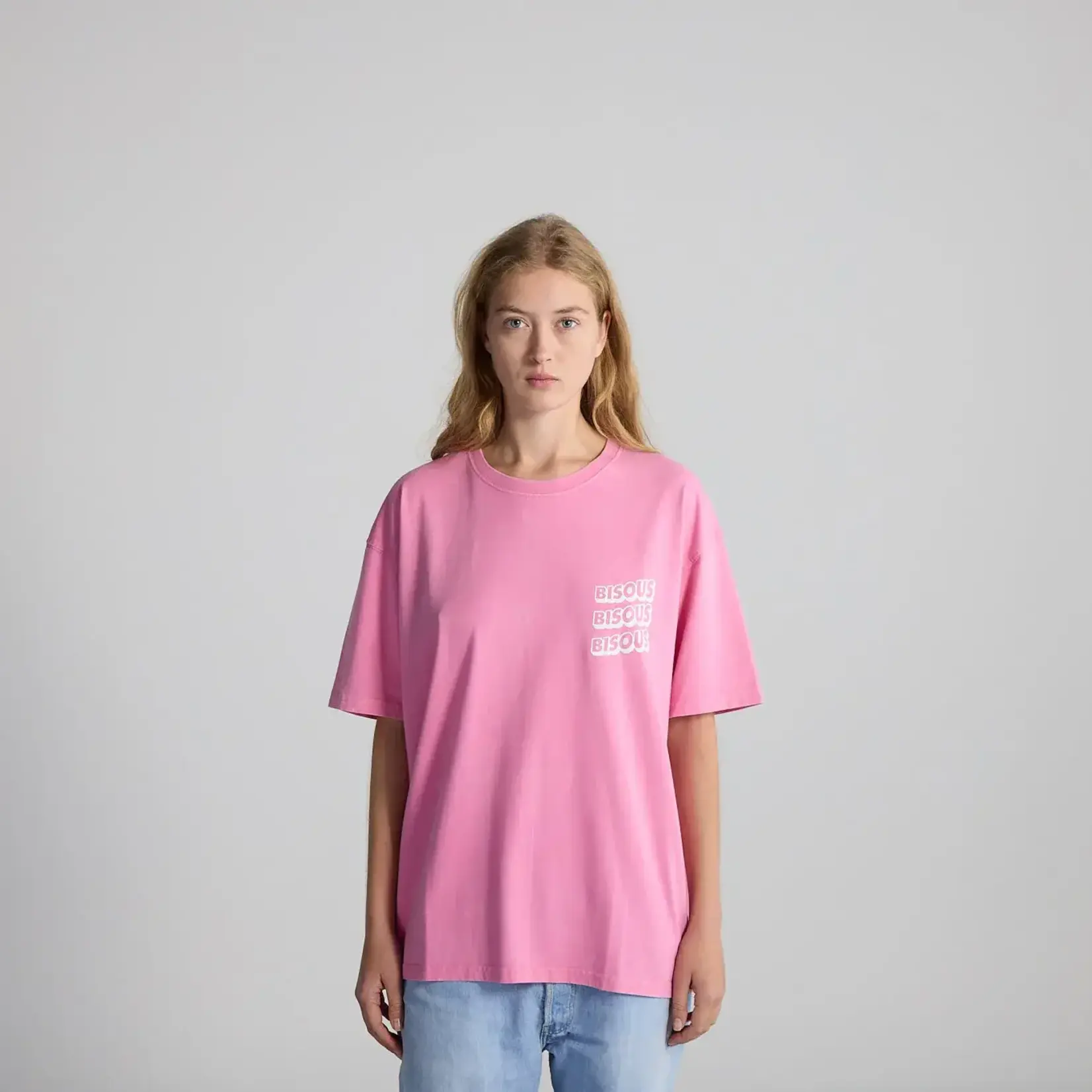 Bisous Bisous Tshirt Sonics Light Pink