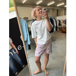 Bisous Bisous Print Short Pink Stripes