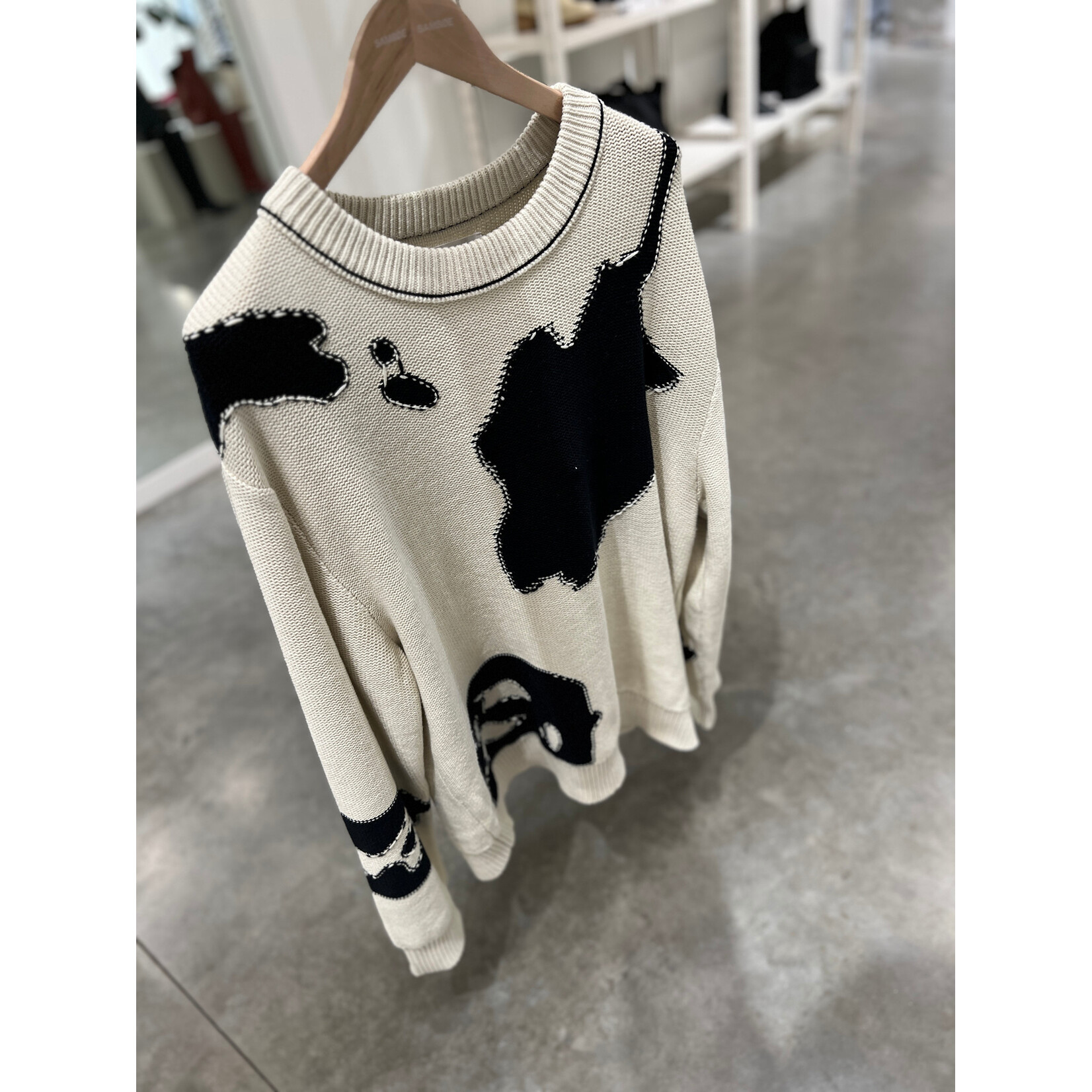 Samsoe & Samsoe Samsoe Samsoe Salevo Sweater Cream Ashbloom