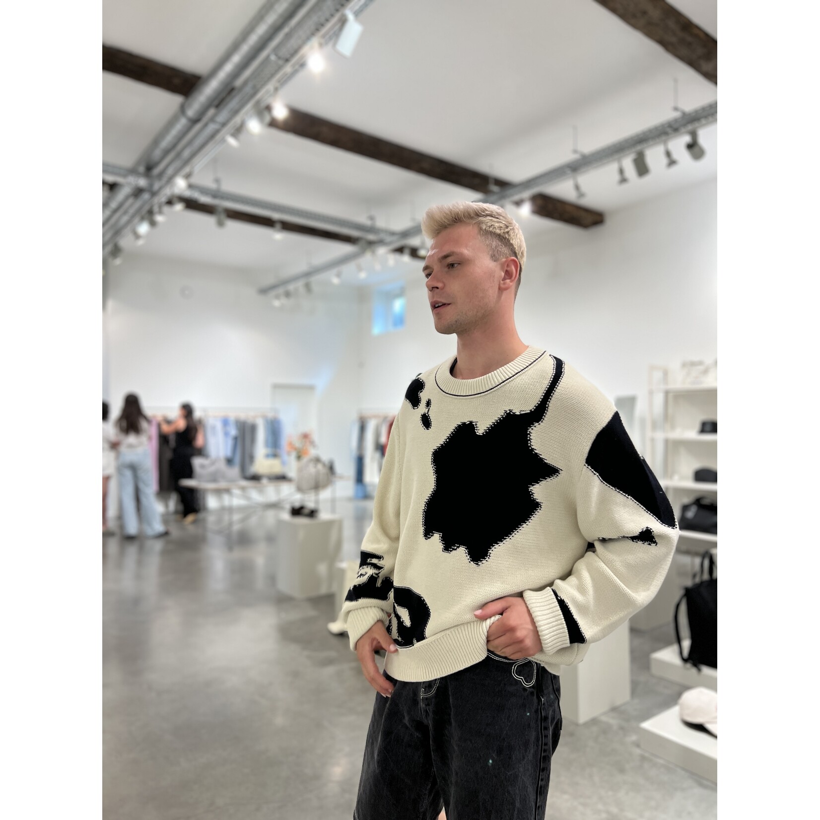 Samsoe & Samsoe Samsoe Samsoe Salevo Sweater Cream Ashbloom