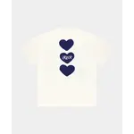 Arbor Antwerp Arbor Antwerp Triple Hearts T-shirt Blue