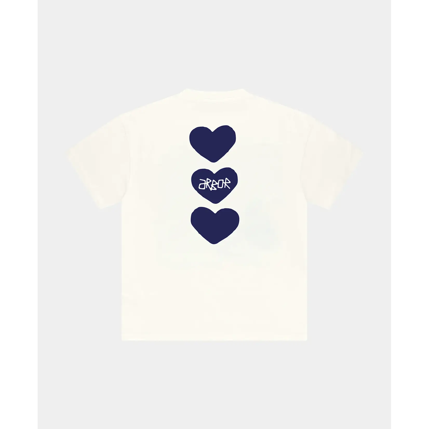 Arbor Antwerp Arbor Antwerp Triple Hearts T-shirt Blue
