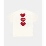 Arbor Antwerp Arbor Antwerp Triple Hearts T-shirt Red