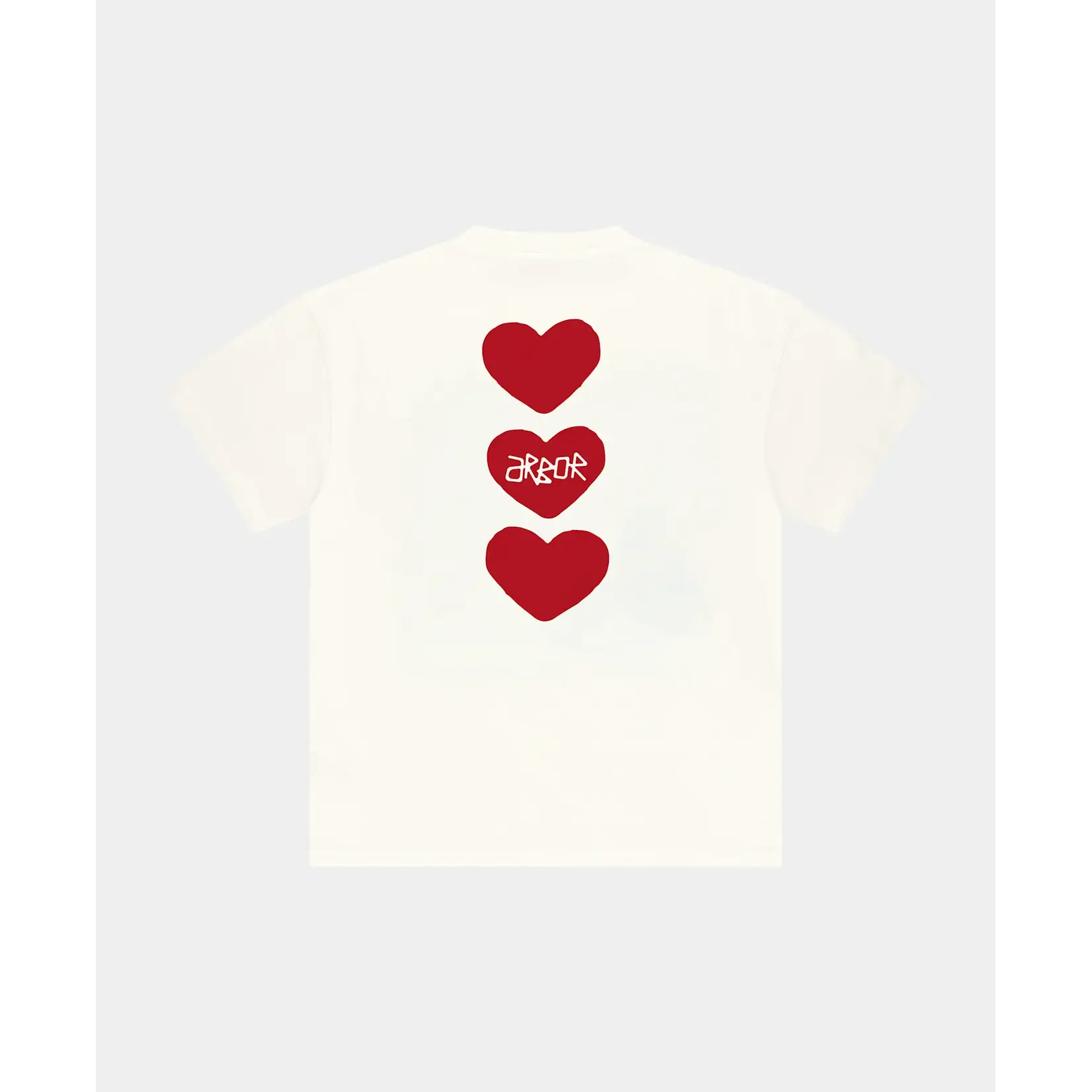 Arbor Antwerp Arbor Antwerp Triple Hearts T-shirt Red