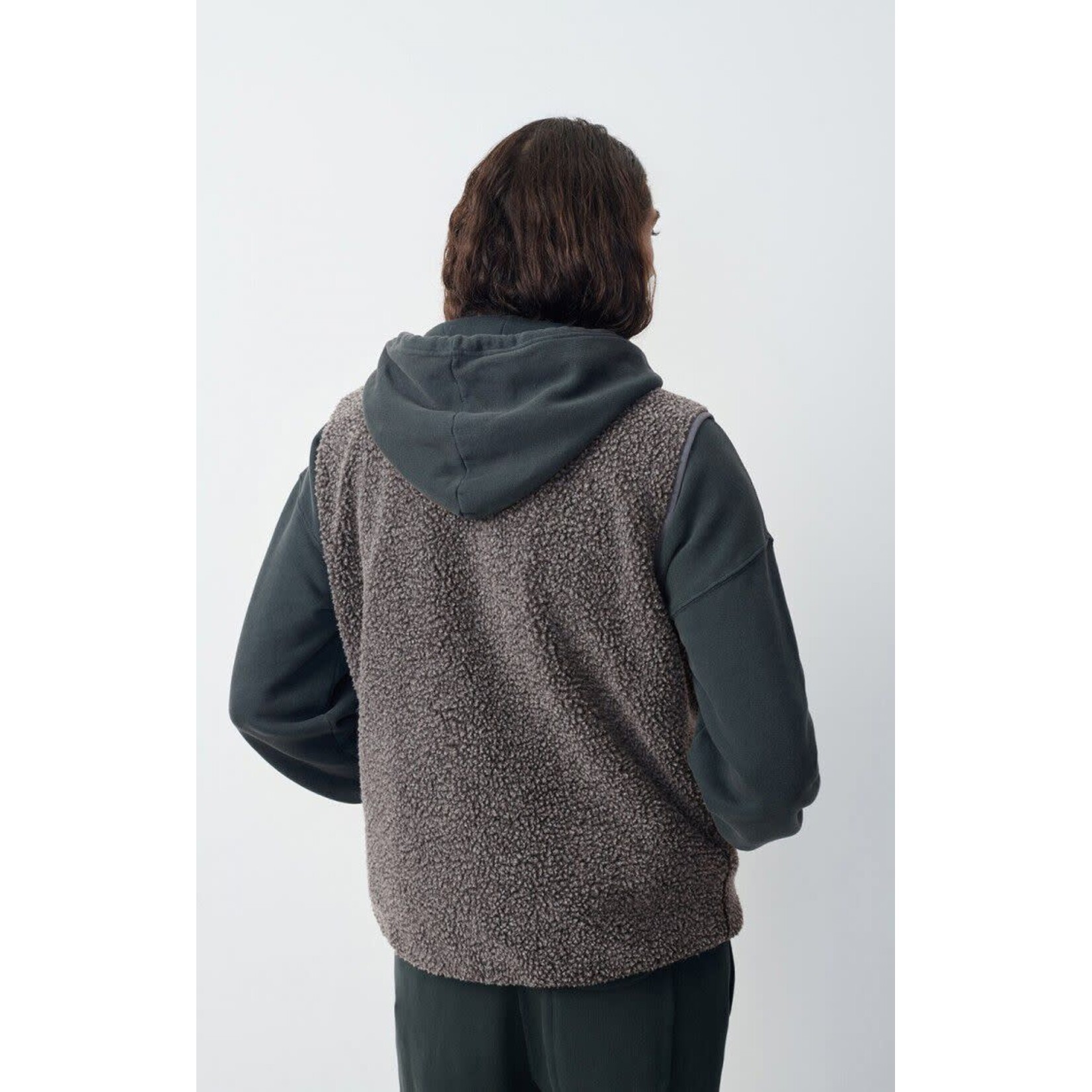 American Vintage American Vintage Hoktown vest anthracite chine