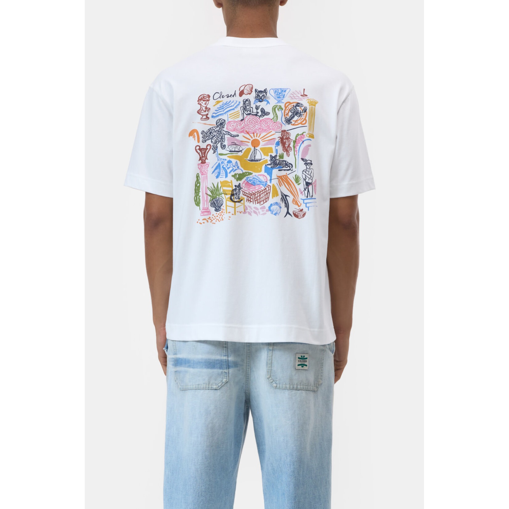 Closed Closed Printed T-shirt C85763 White