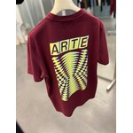 Arte Arte Abstract Back Print T-shirt Bordeaux