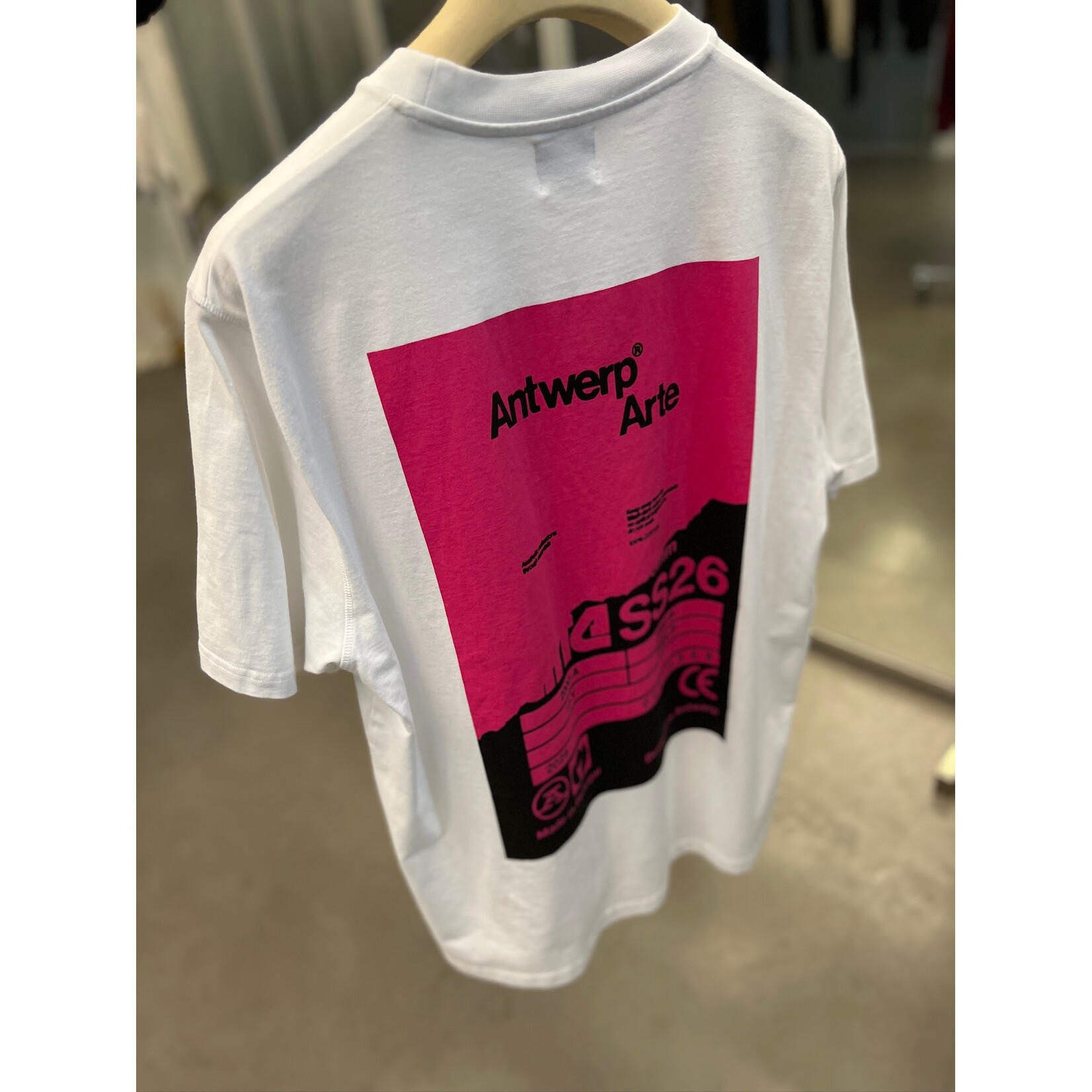 Arte Arte Back Poster T-shirt White