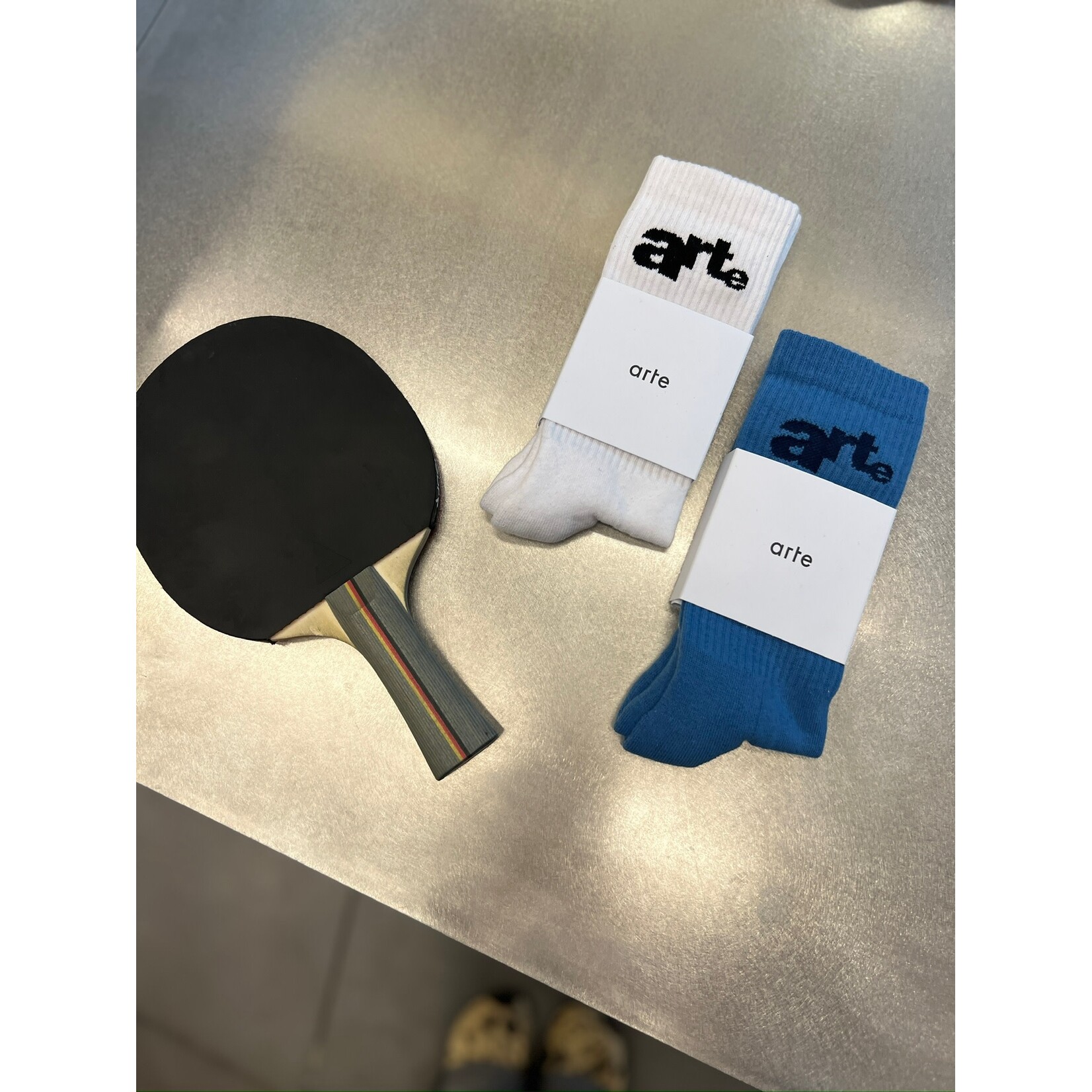 Arte Arte Big Logo Socks White