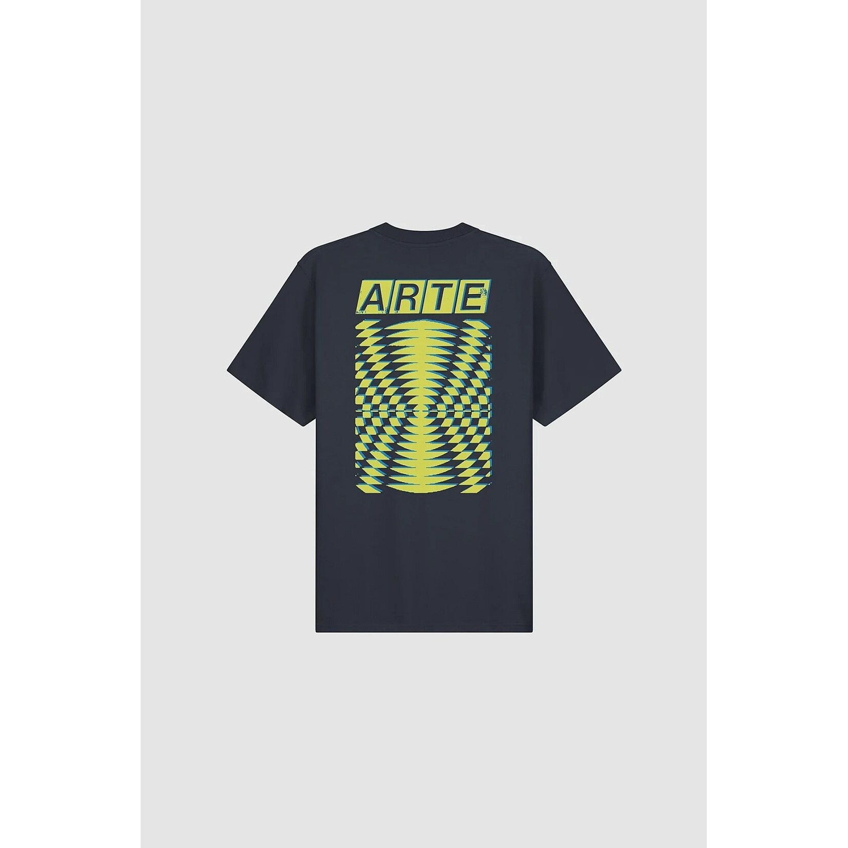 Arte Arte Abstract Back Print T-shirt Navy