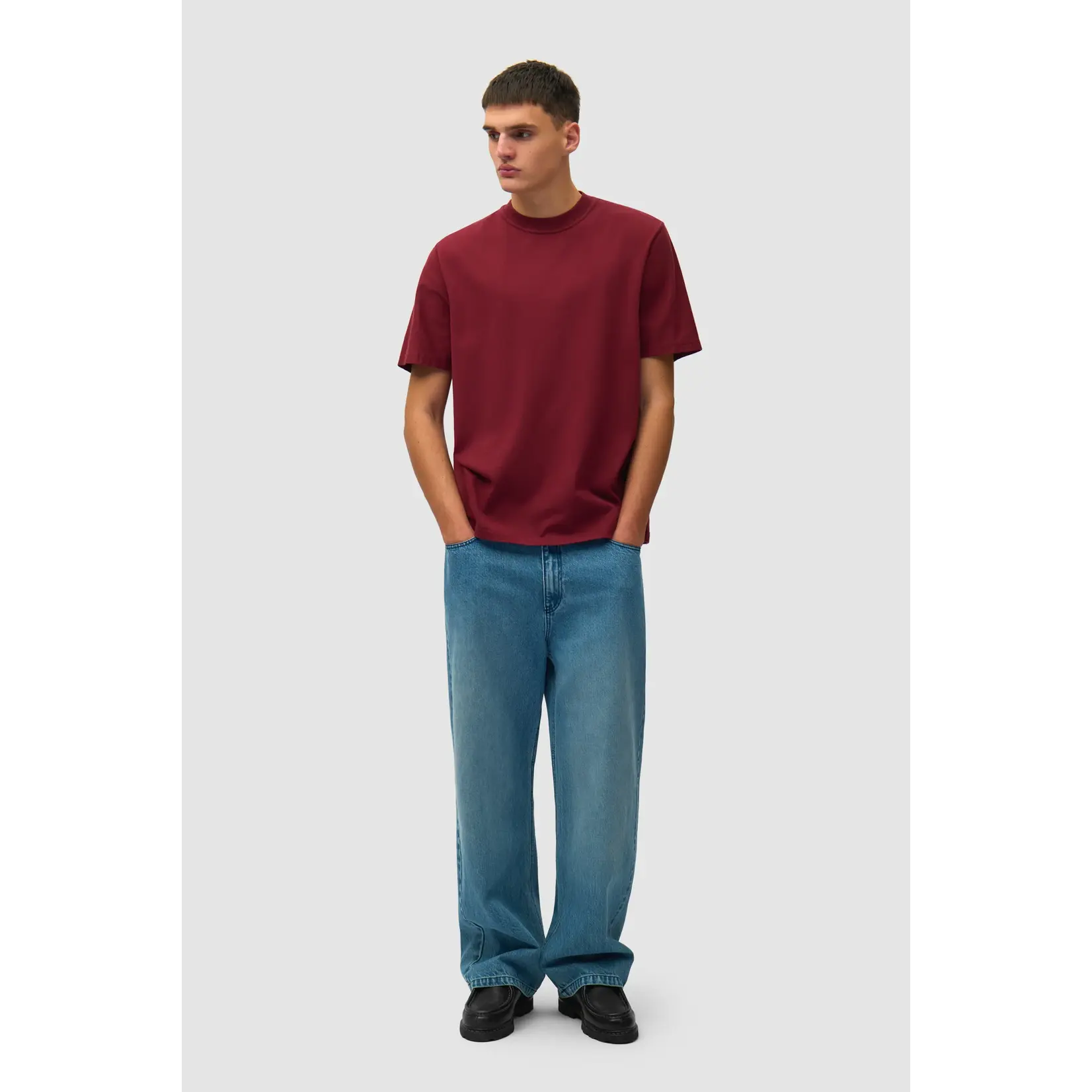 Arte Arte Abstract Back Print T-shirt Bordeaux