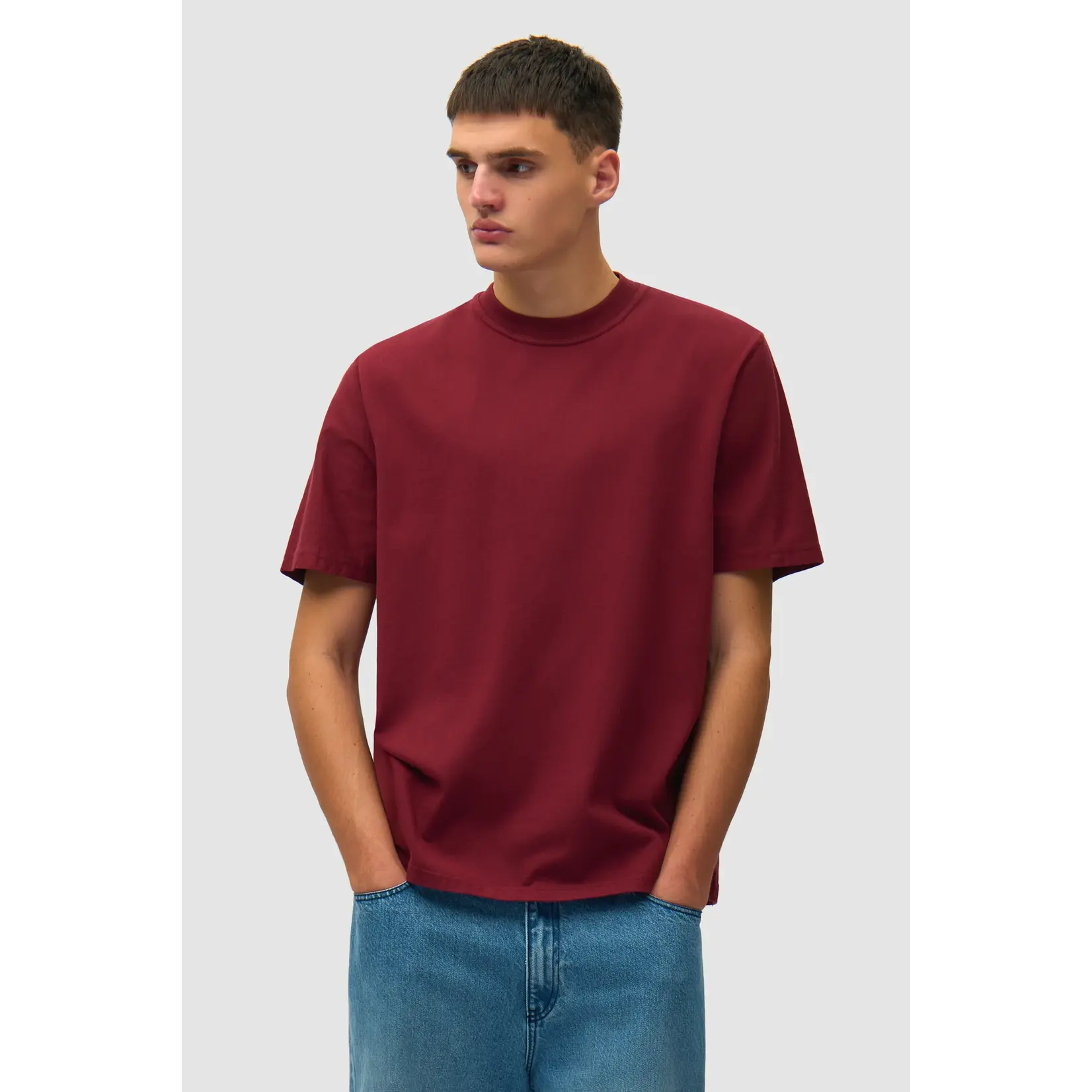 Arte Arte Abstract Back Print T-shirt Bordeaux