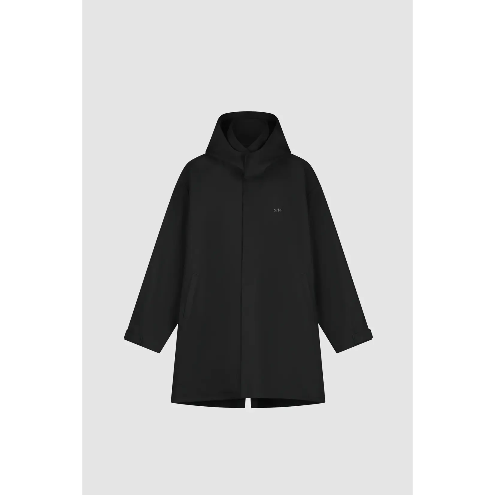 Arte Arte Linen Coat Black
