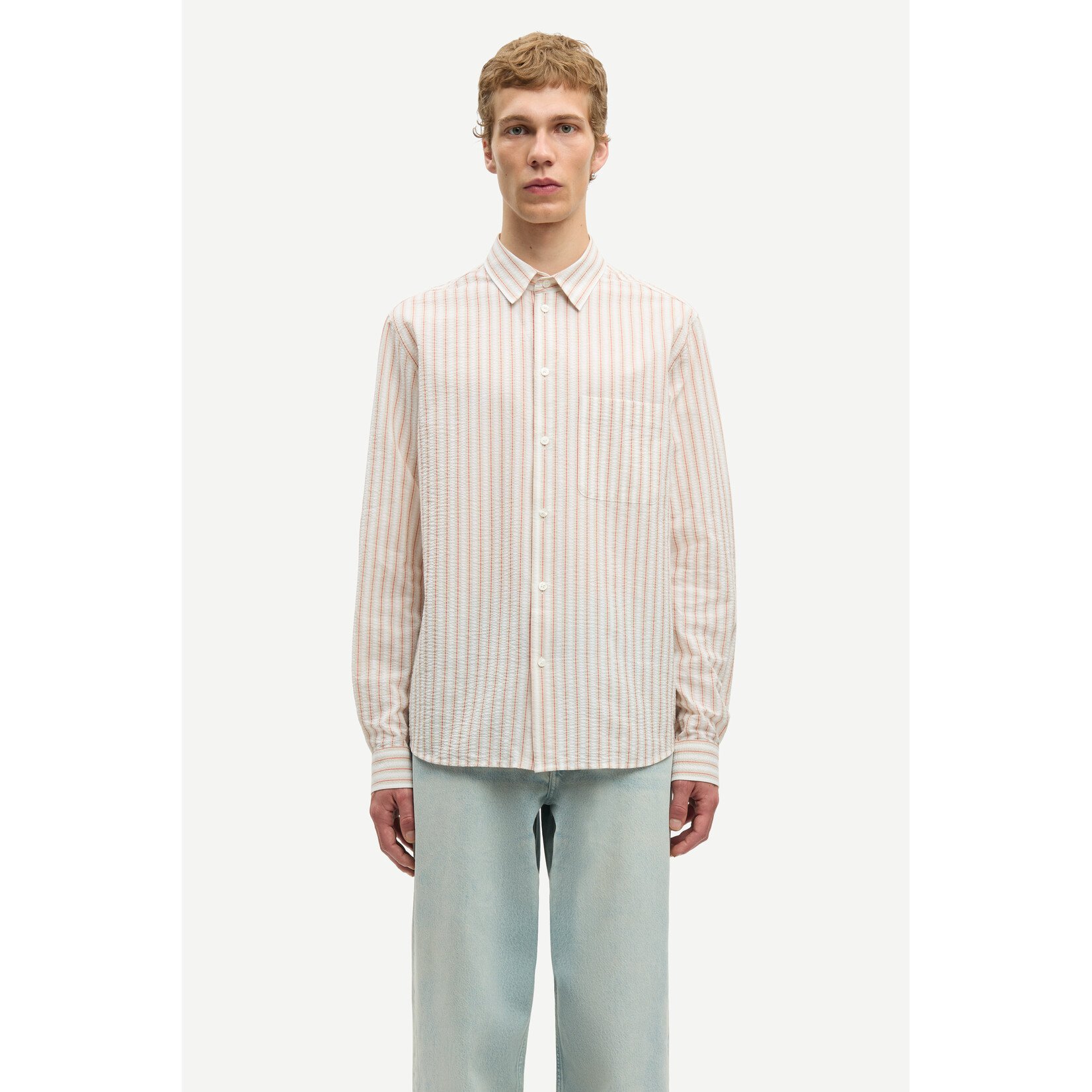 Samsoe & Samsoe Samsoe Samsoe Saryan J Shirt Aurora Red ST.
