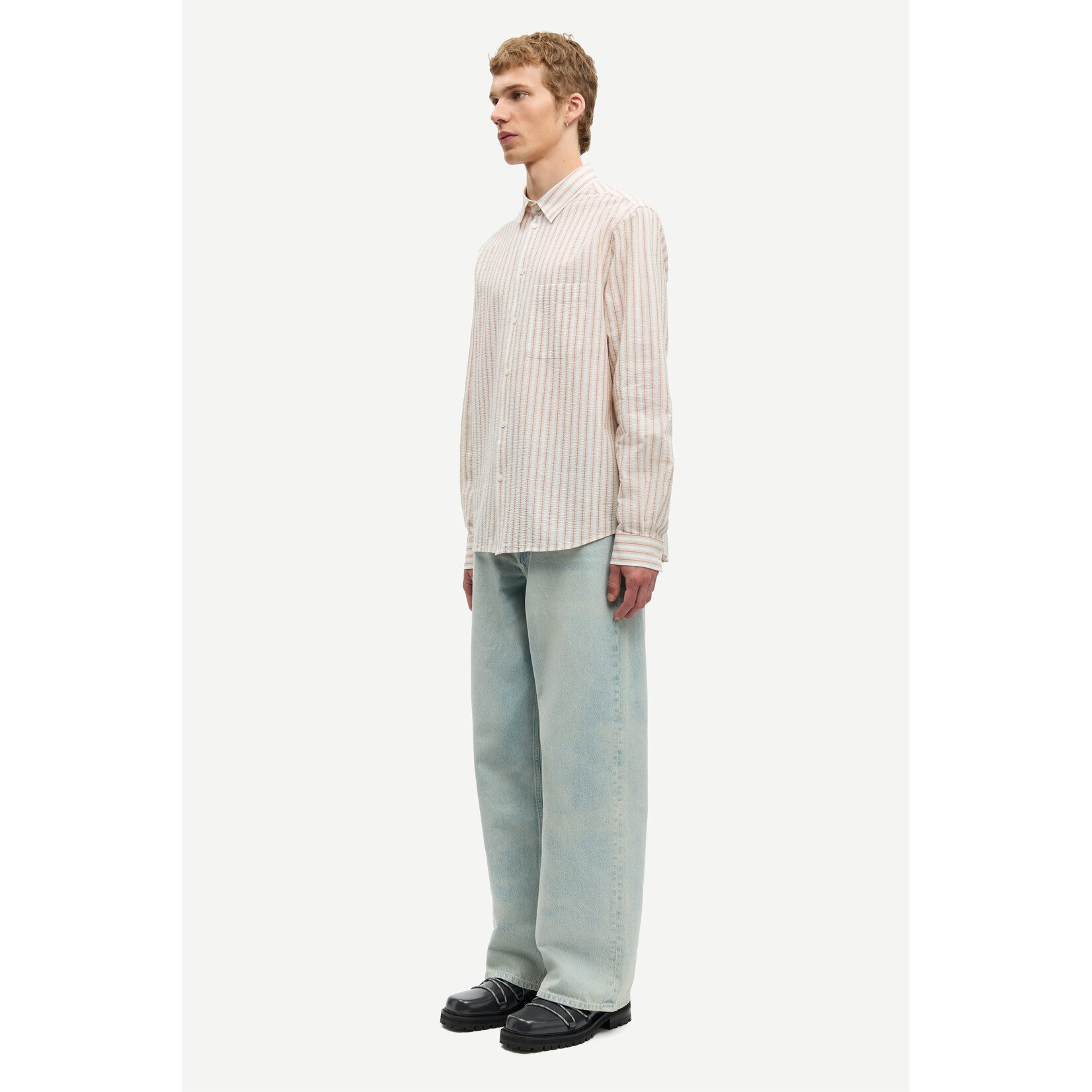 Samsoe & Samsoe Samsoe Samsoe Saryan J Shirt Aurora Red ST.