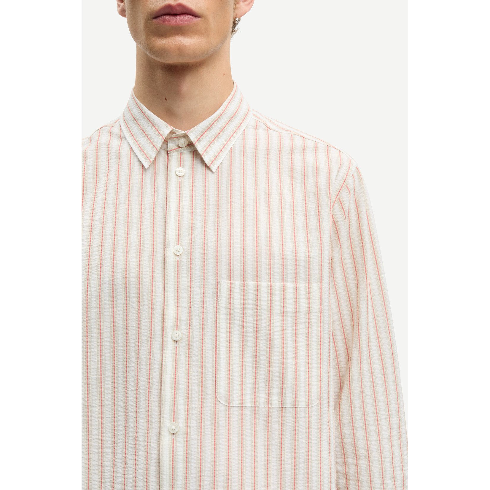 Samsoe & Samsoe Samsoe Samsoe Saryan J Shirt Aurora Red ST.