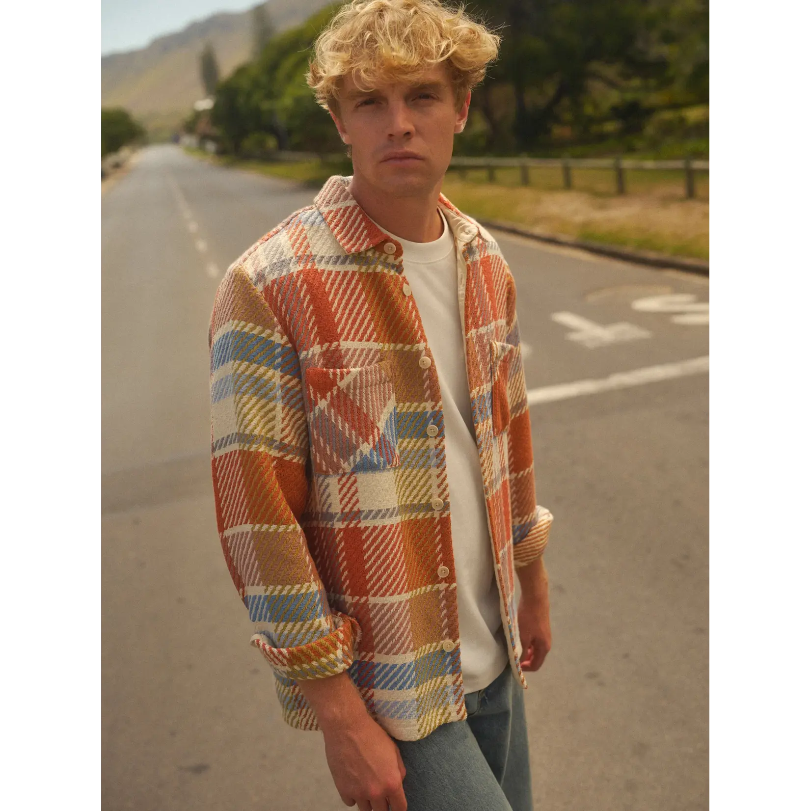 Wax London Wax London Whiting Overshirt Bude Check Pastel / Multi