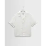 Wax London Wax London Curzon SS Shirt Drapey Tencel Twill Off White