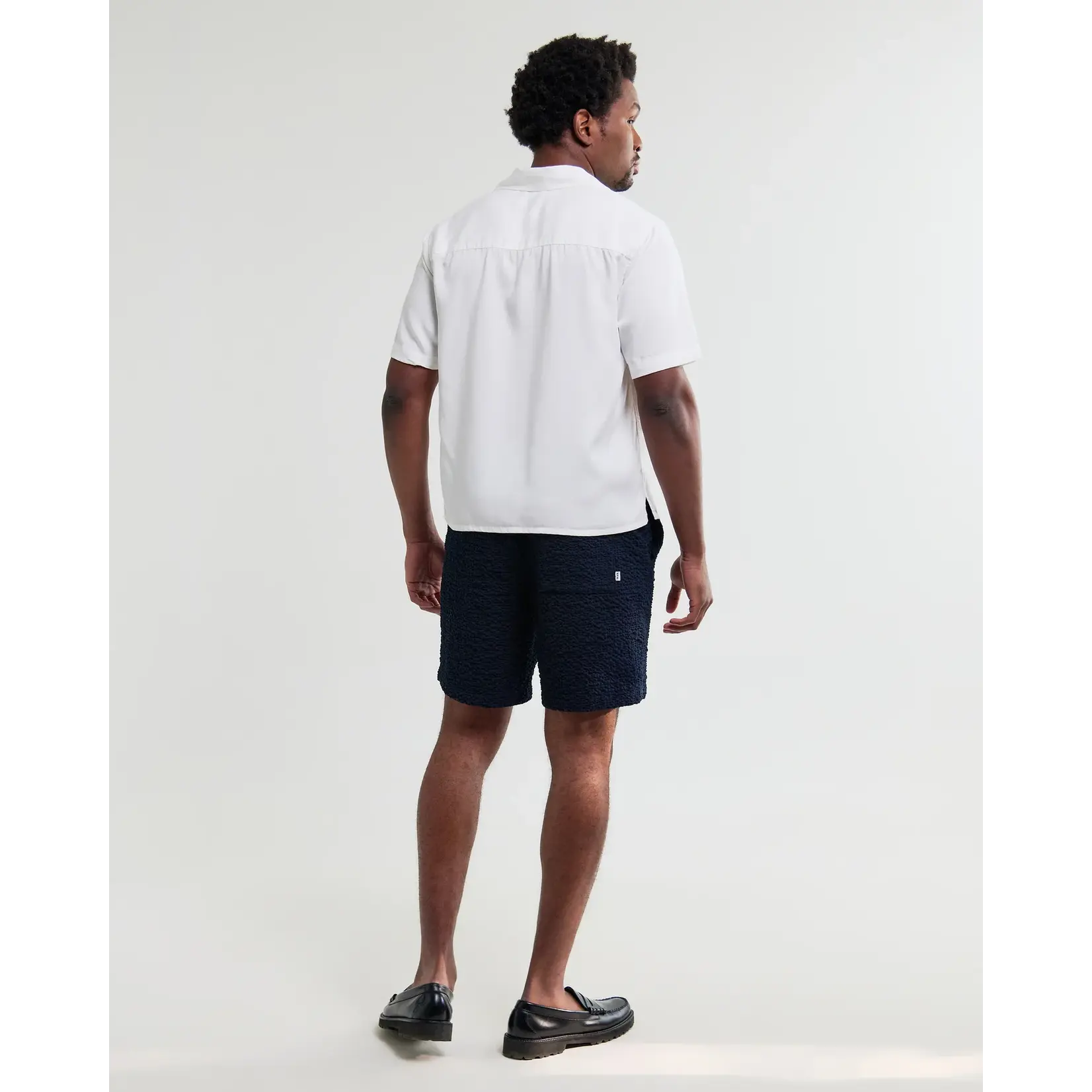 Wax London Wax London Curzon SS Shirt Drapey Tencel Twill Off White