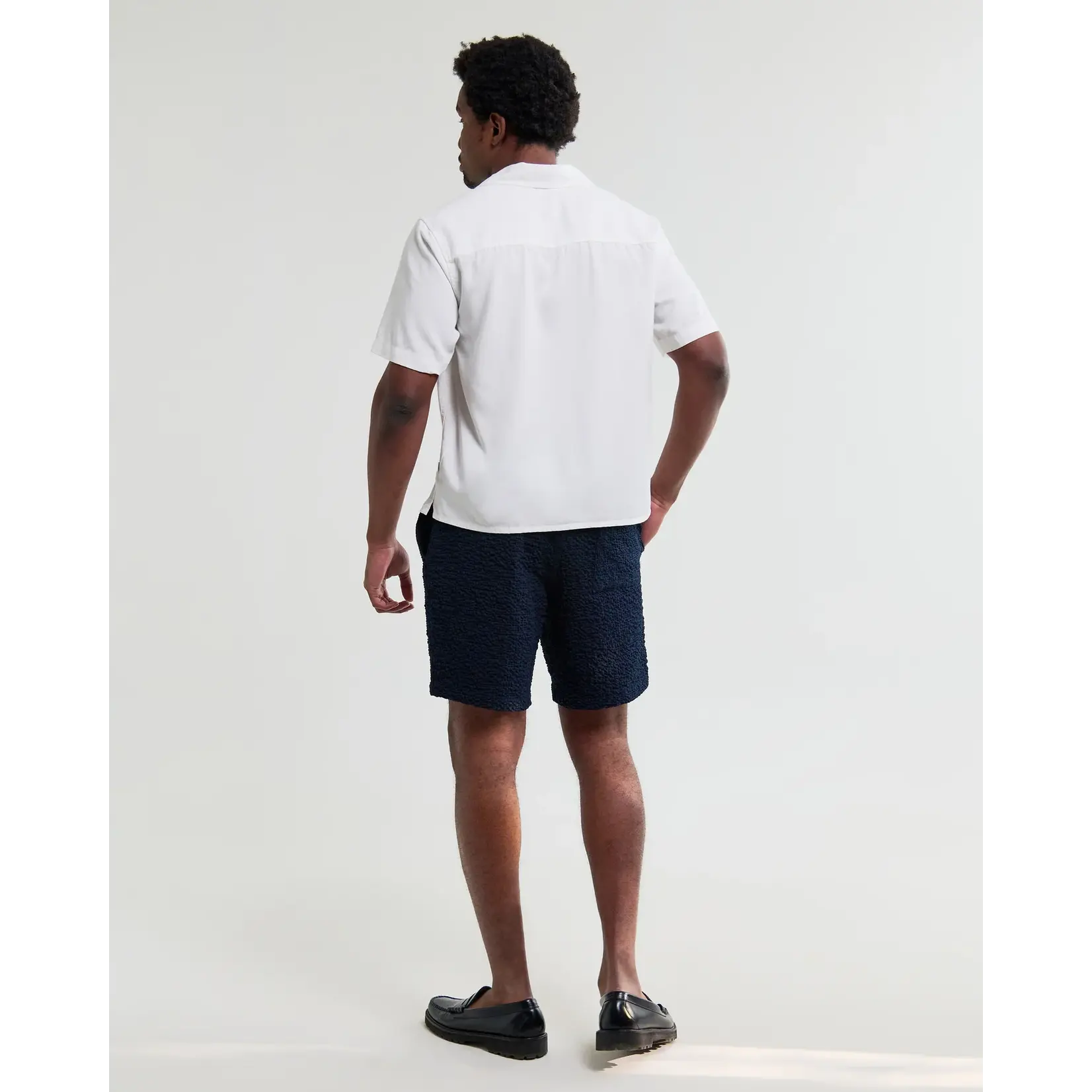 Wax London Wax London Curzon SS Shirt Drapey Tencel Twill Off White