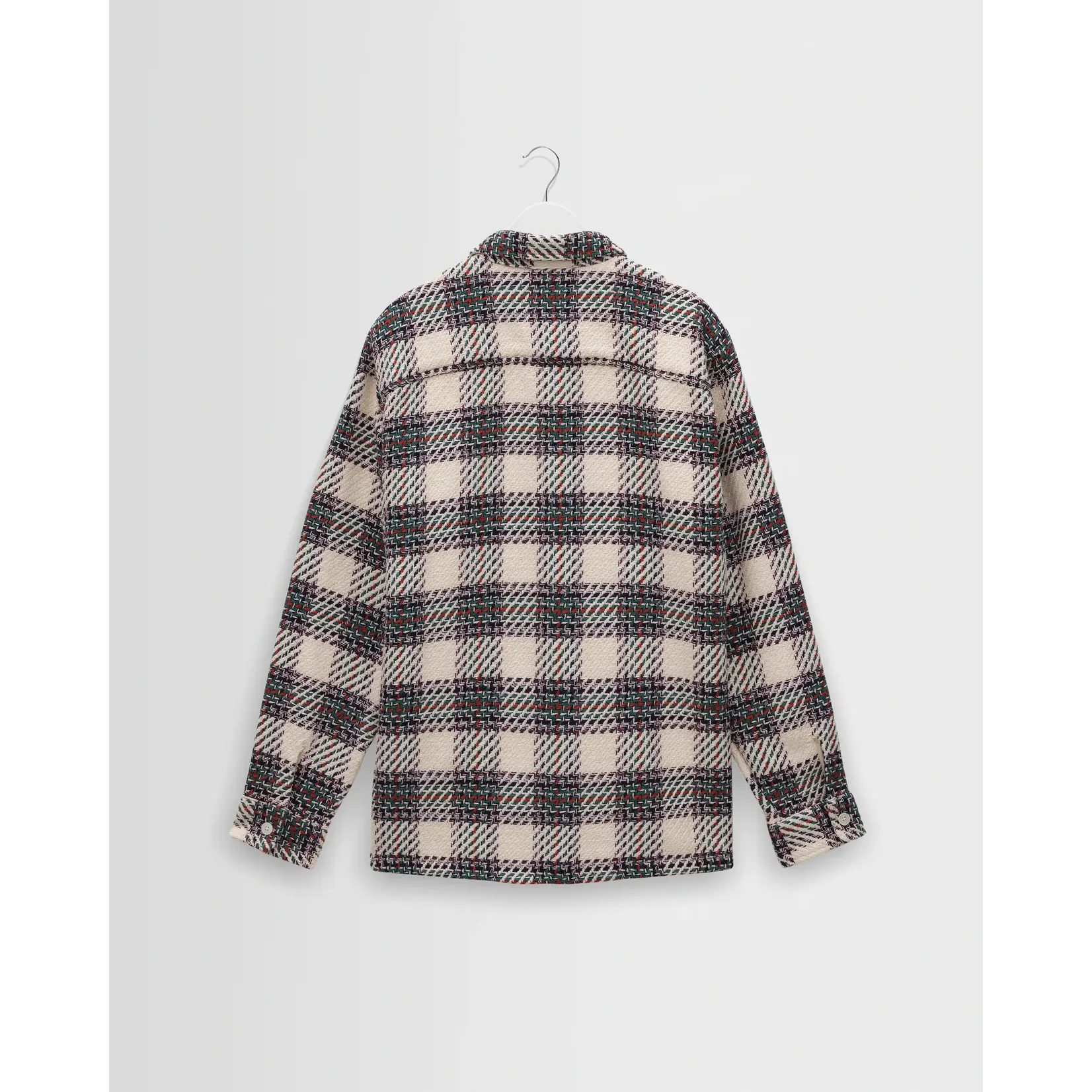 Wax London Wax London Whiting Overshirt Hutton Check Ecru / Green