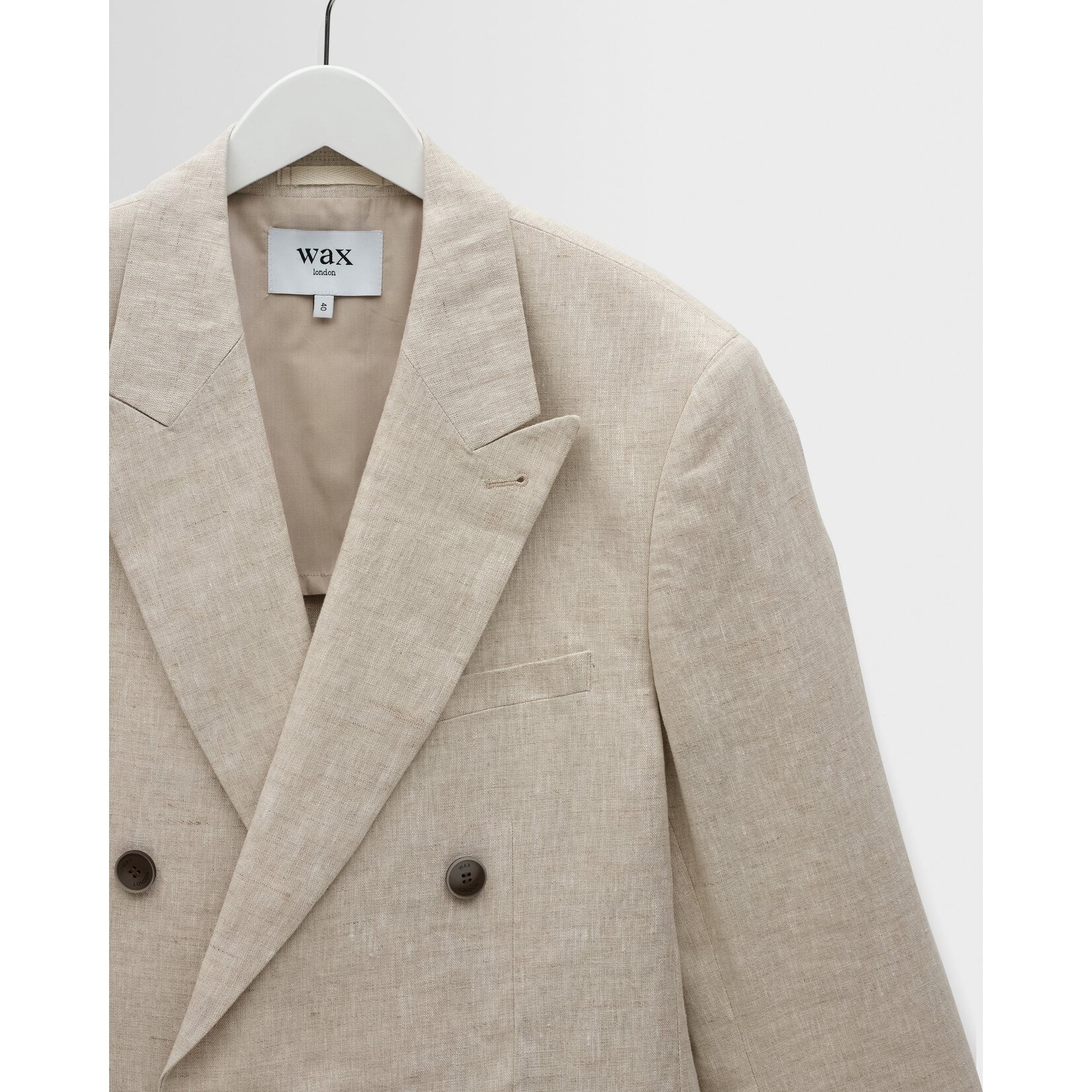 Wax London Wax London Vigo Blazer Linen Natural