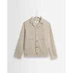 Wax London Wax London Aldred Overshirt Cotton Linen Naturel