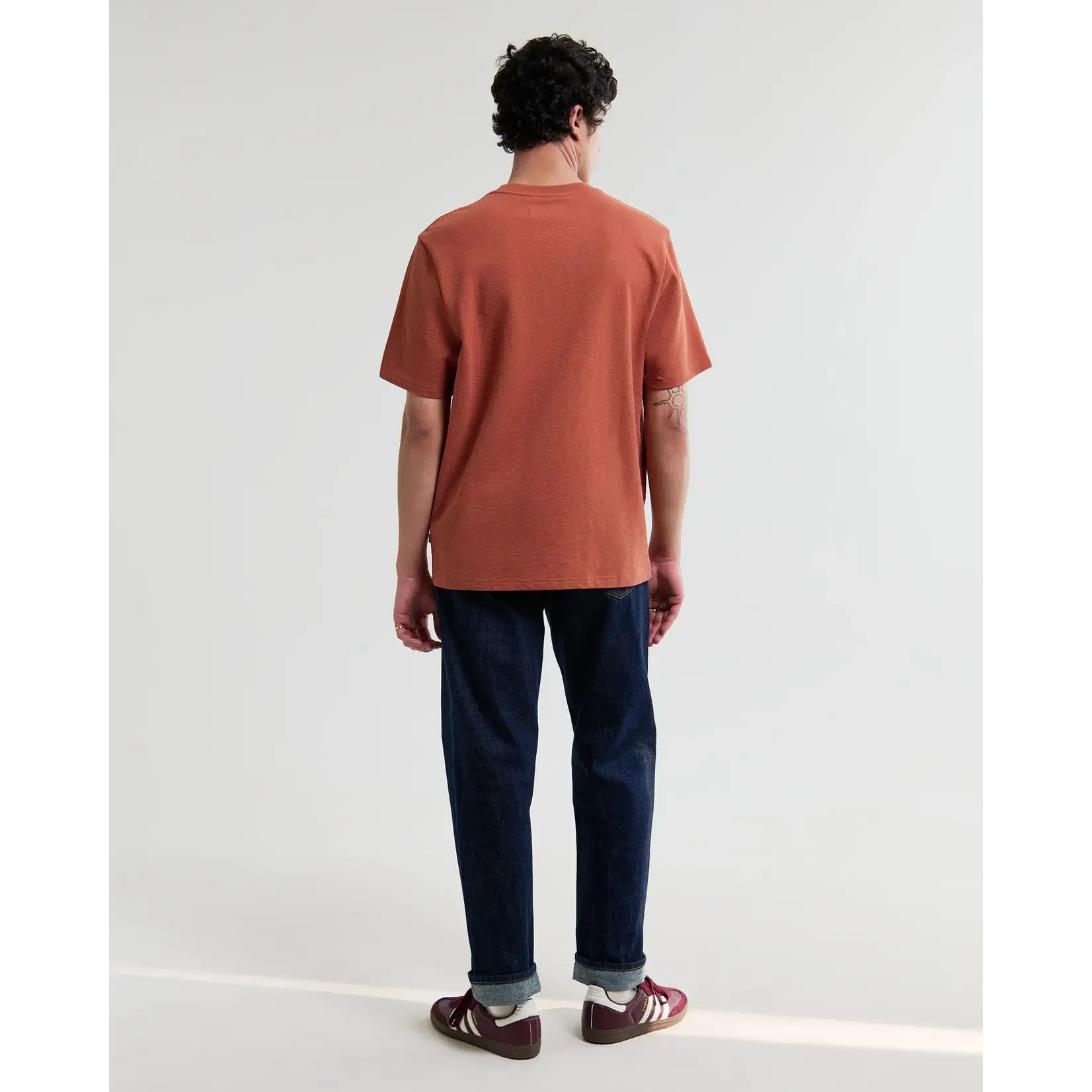 Wax London Wax London Dean SS Tee Jolt Rust