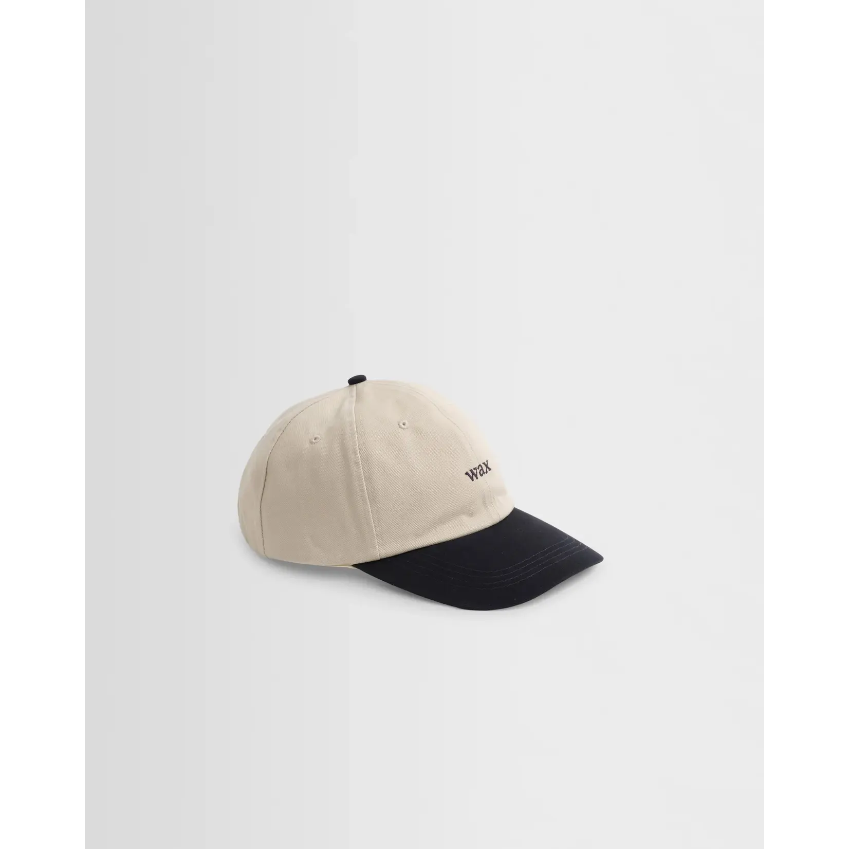 Wax London Wax London Spencer Sports Cap Cotton Twill Stone/Navy