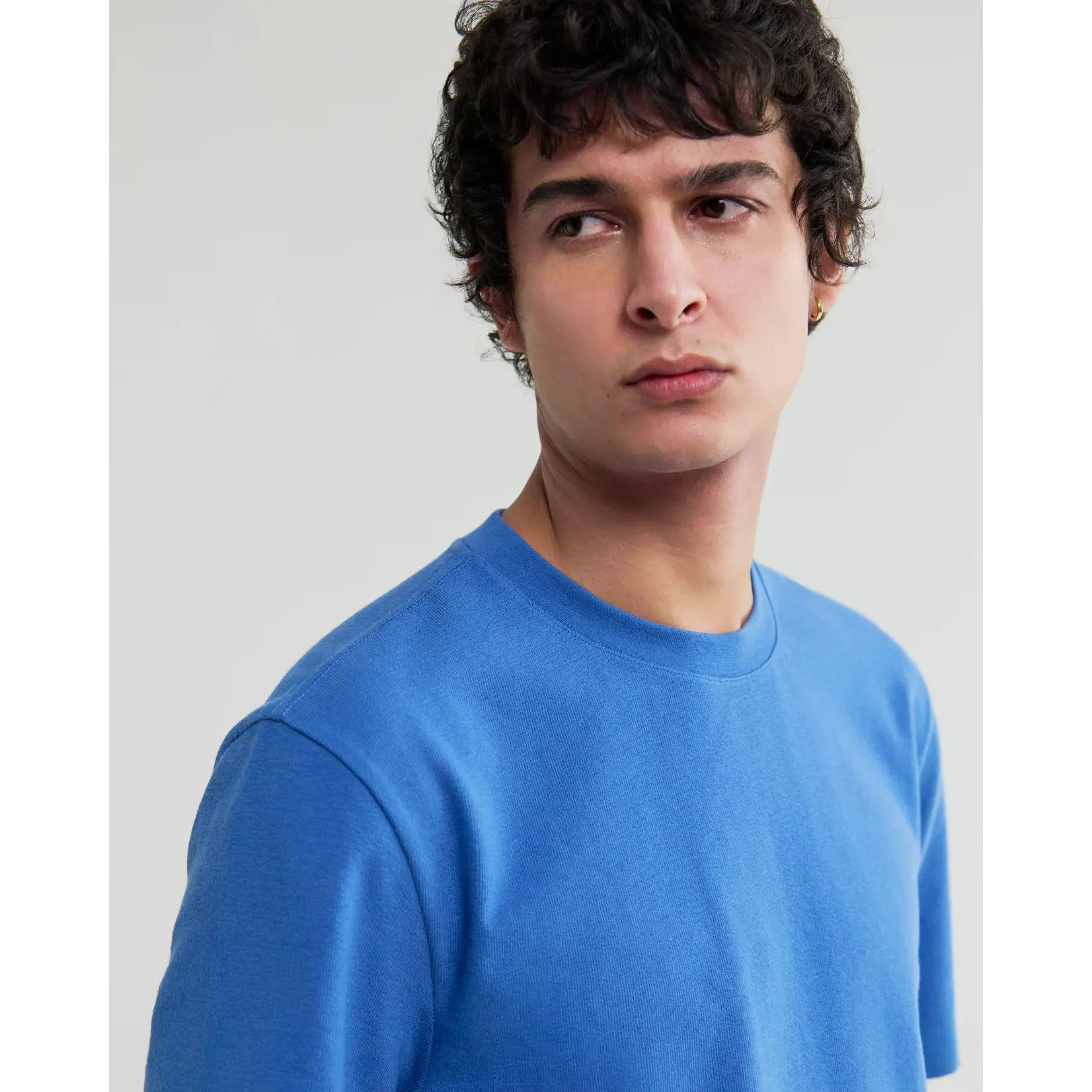 Wax London Wax London Dean SS Tee Jolt French Blue