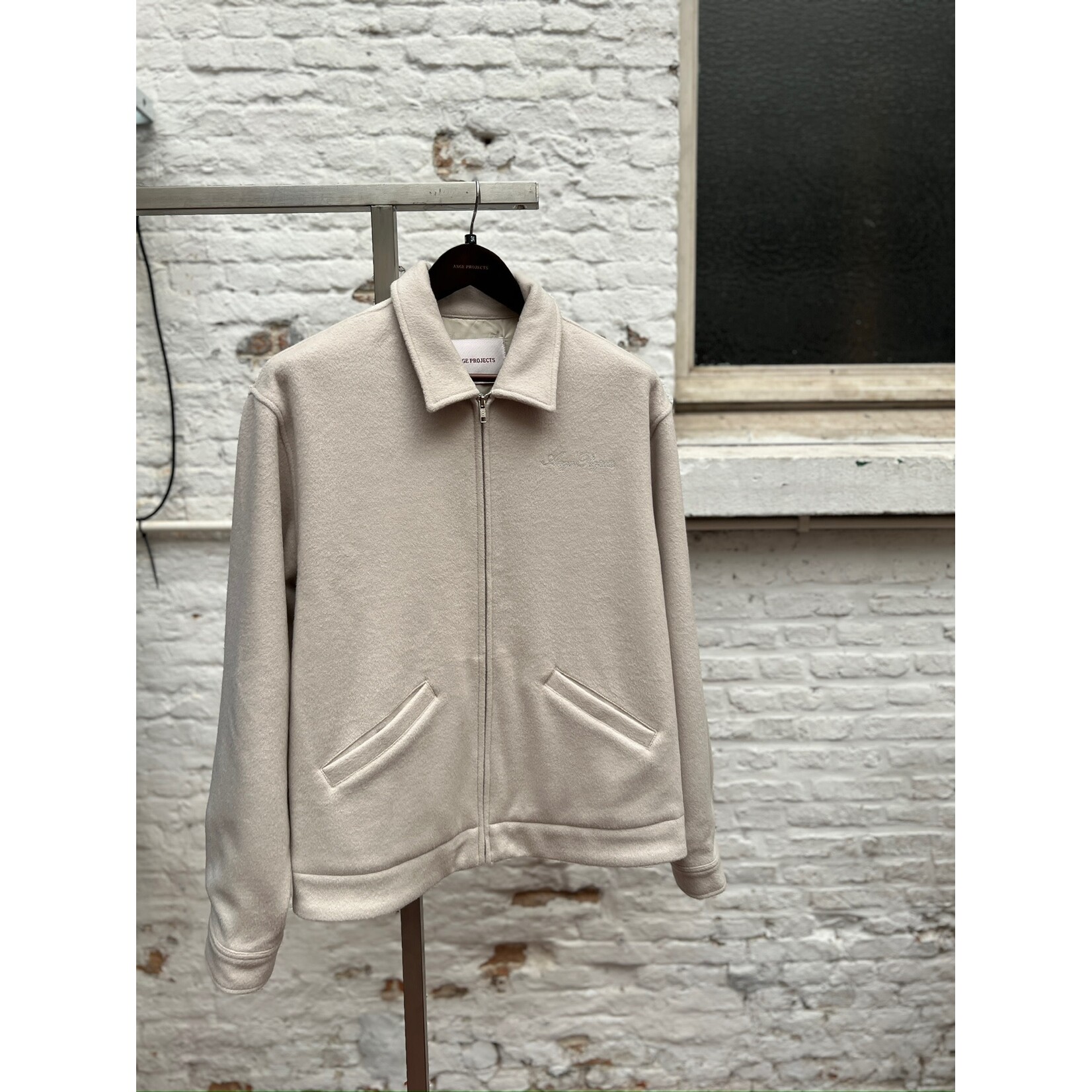 Ange Projects Ange Projects Boiled Wool jacket Ecru