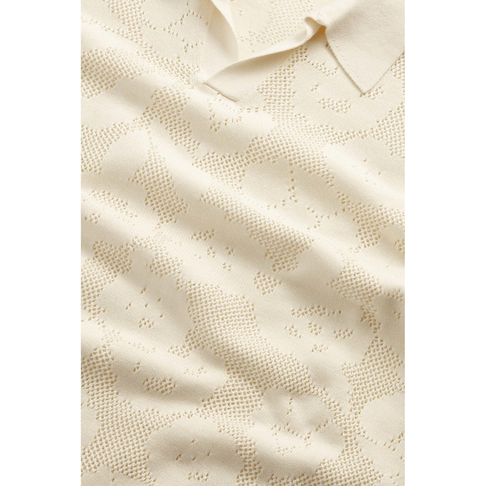 NN07 NN07 Ryan Flower polo knit 60019 ivory